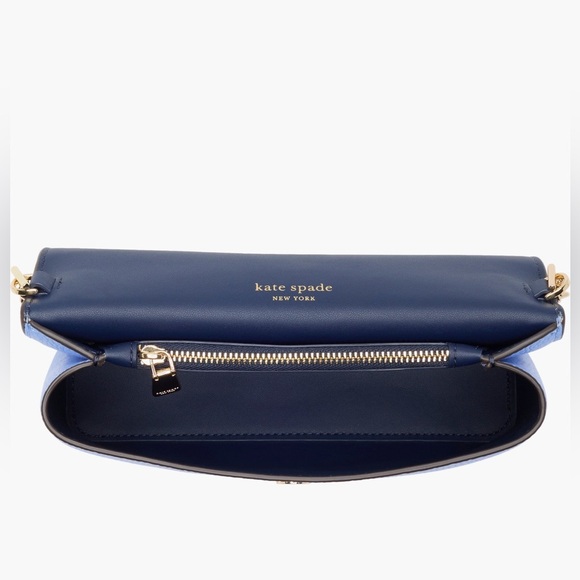 Kate Spade New York-Knott Flap Chain Small Leather Crossbody - Picture 5 of 14